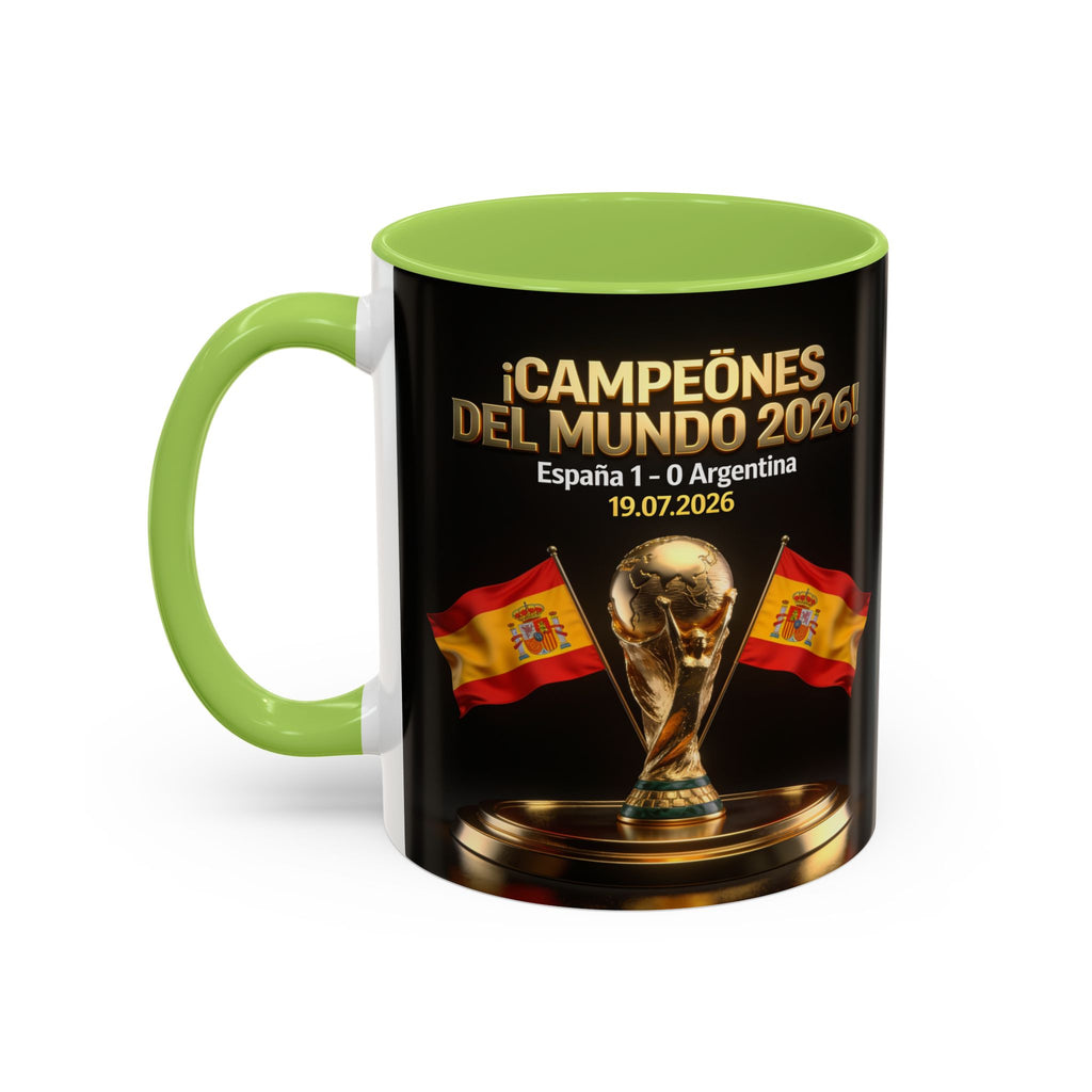 World Cup Champions 2026 Coffee Mug — ¡Campeones del Mundo! España 1-0 Argentina (11/15oz)