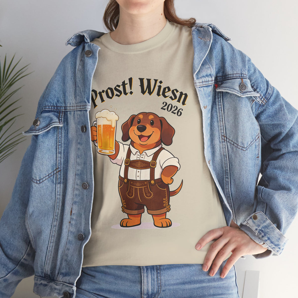 Oktoberfest Dackel T-Shirt – "Prost! Wiesn 2026"