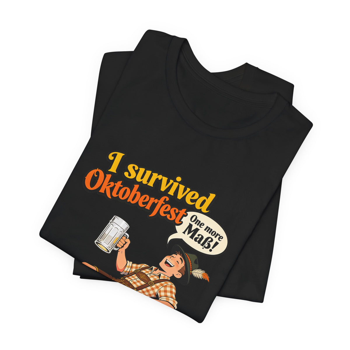 Oktoberfest 2026 T-Shirt — "I Survived Oktoberfest" Beer Festival Tee
