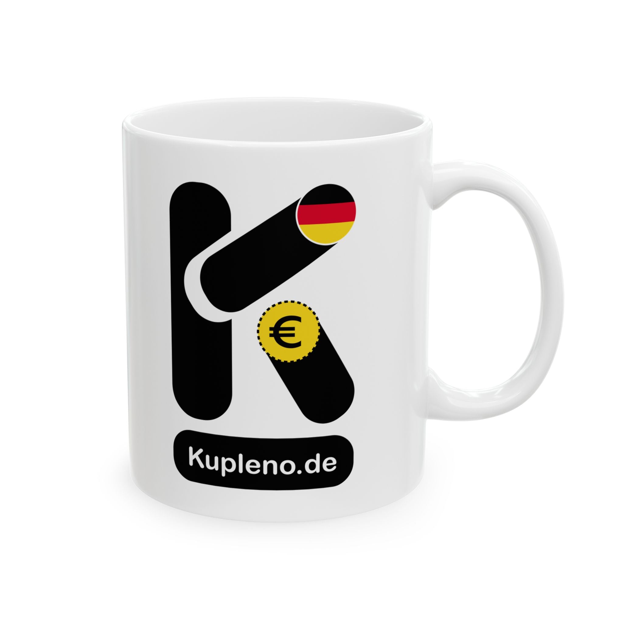 Coffee Mug - 'Kupleno.de' Design Ceramic Mug (11oz & 15oz)