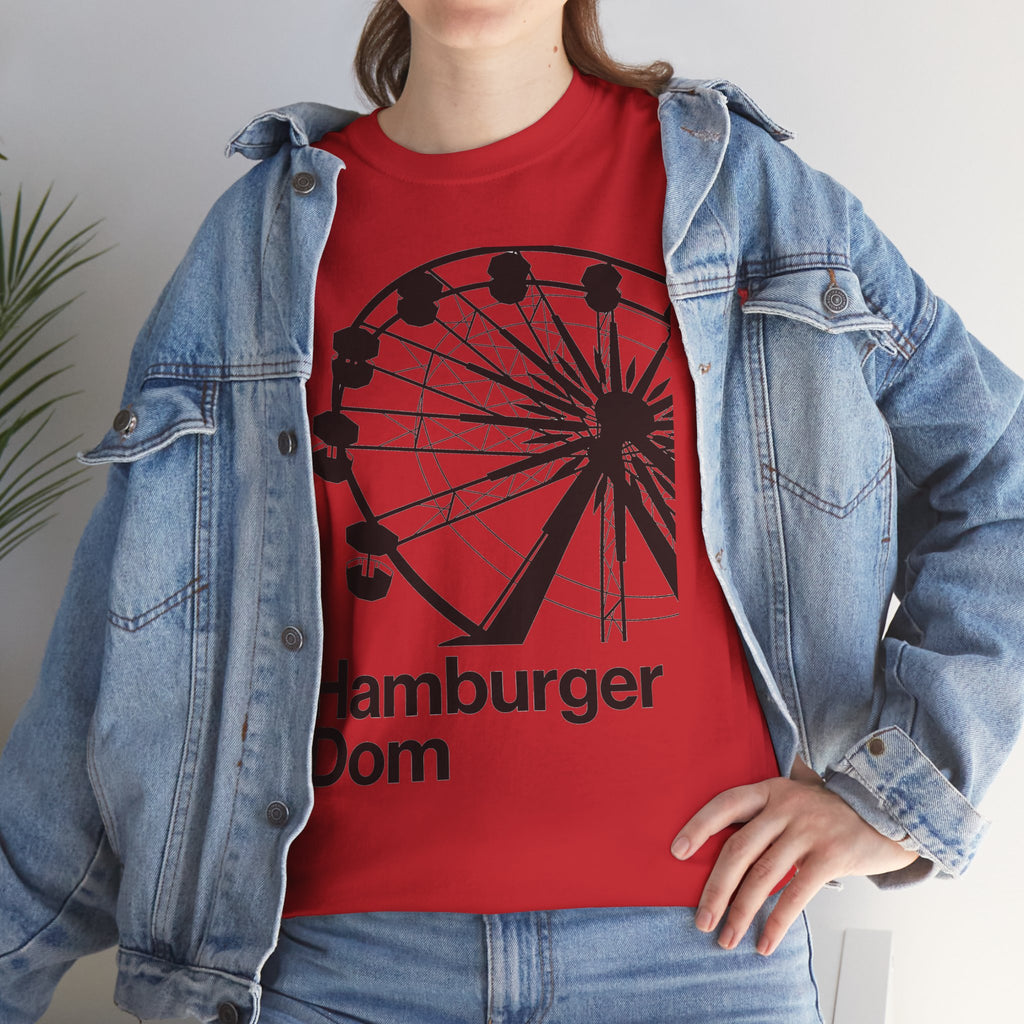 Hamburger Dom Riesenrad-T-Shirt – Retro-Jahrmarkt-Grafikshirt