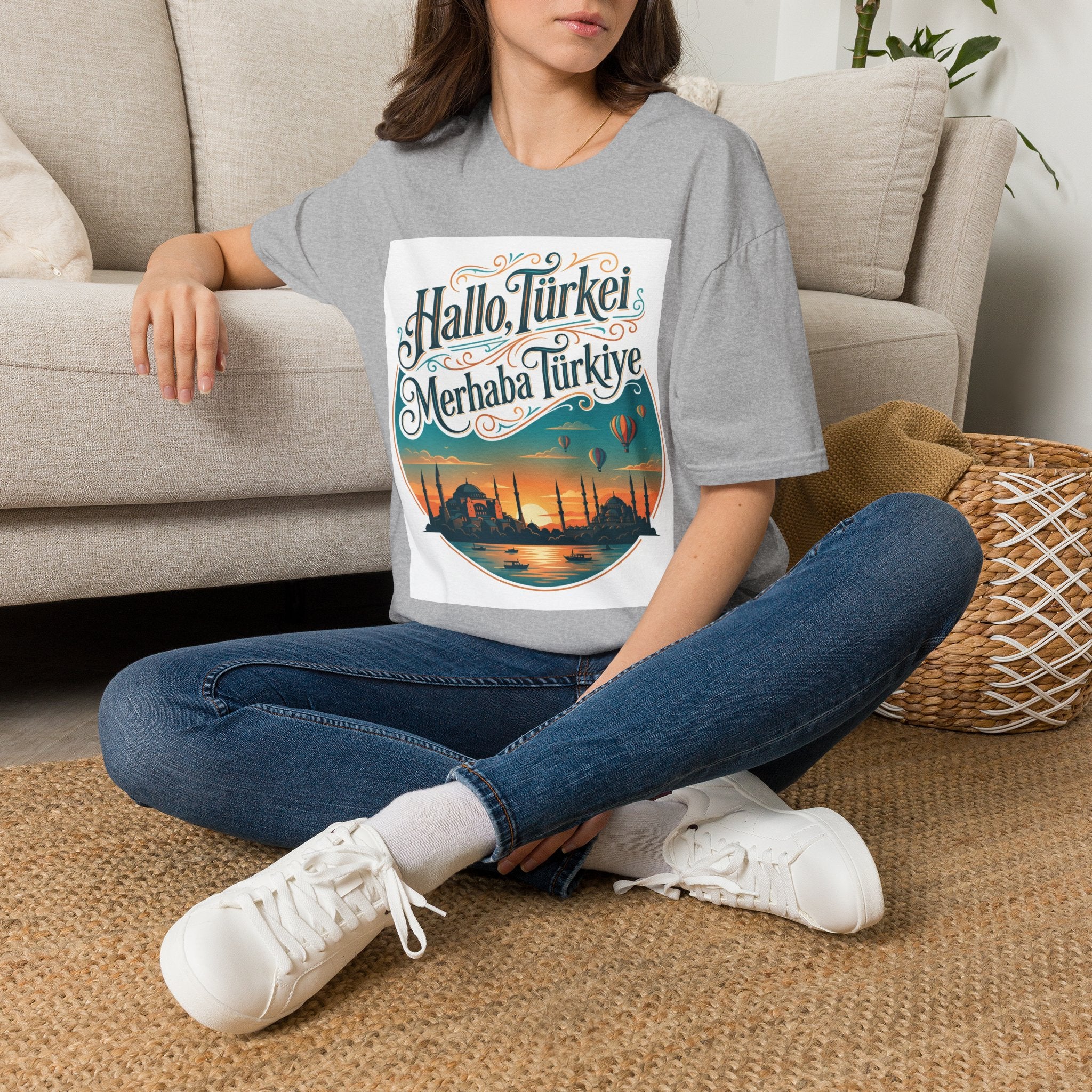 Hallo Türkei / Merhaba Türkiye T-Shirt — Turkish Travel Souvenir Tee