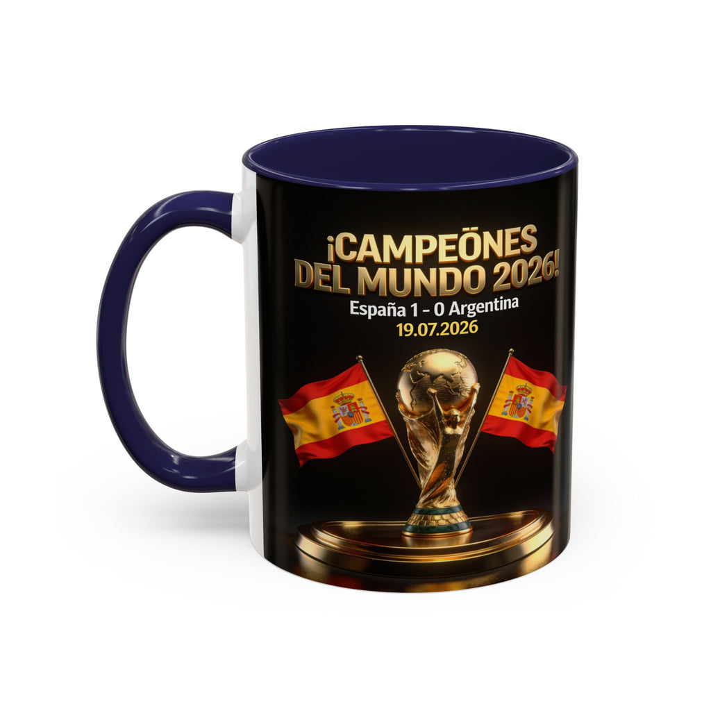 World Cup Champions 2026 Coffee Mug — ¡Campeones del Mundo! España 1-0 Argentina (11/15oz)