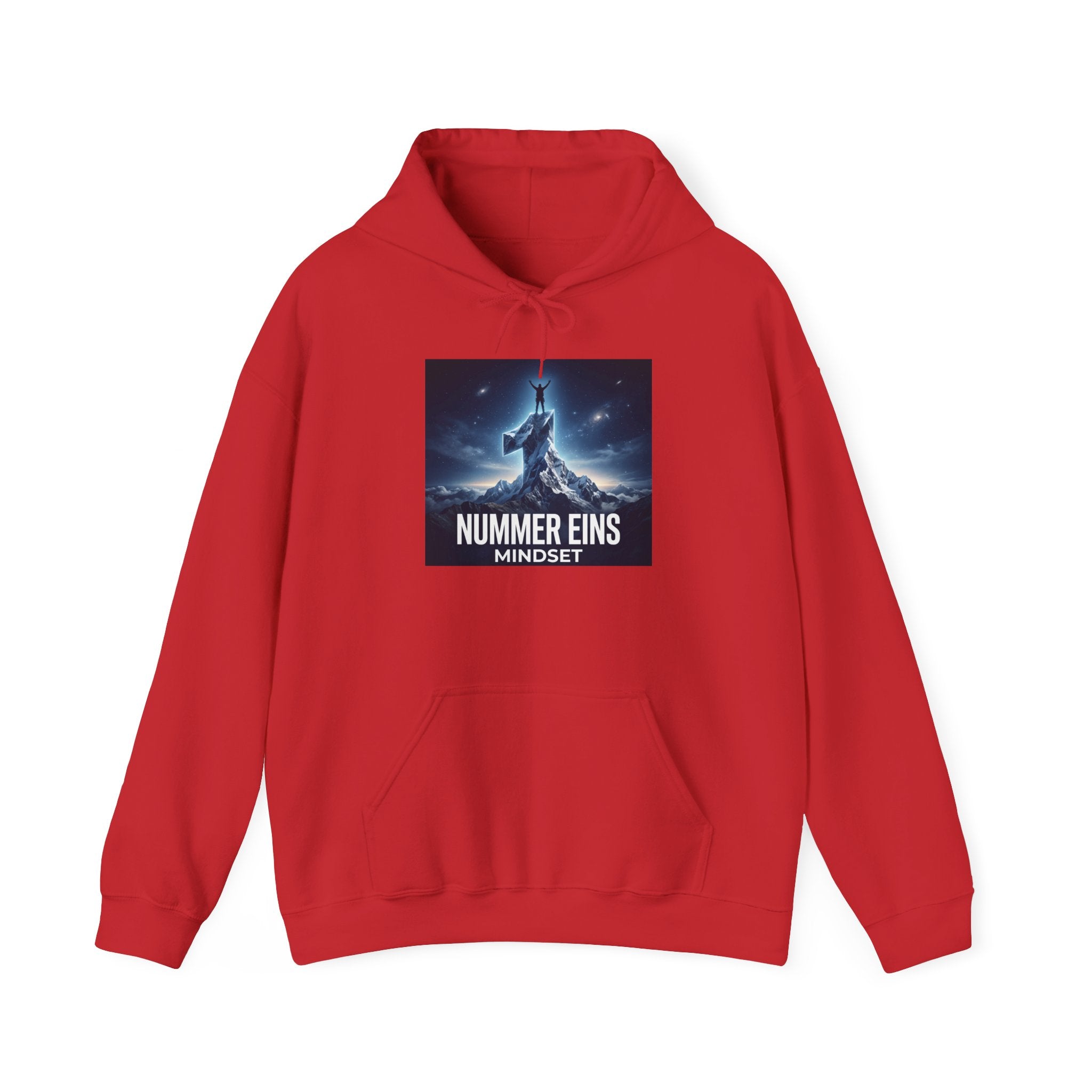 Hoodie - "Nummer Eins Mindset" Motivational Graphic Hoodie
