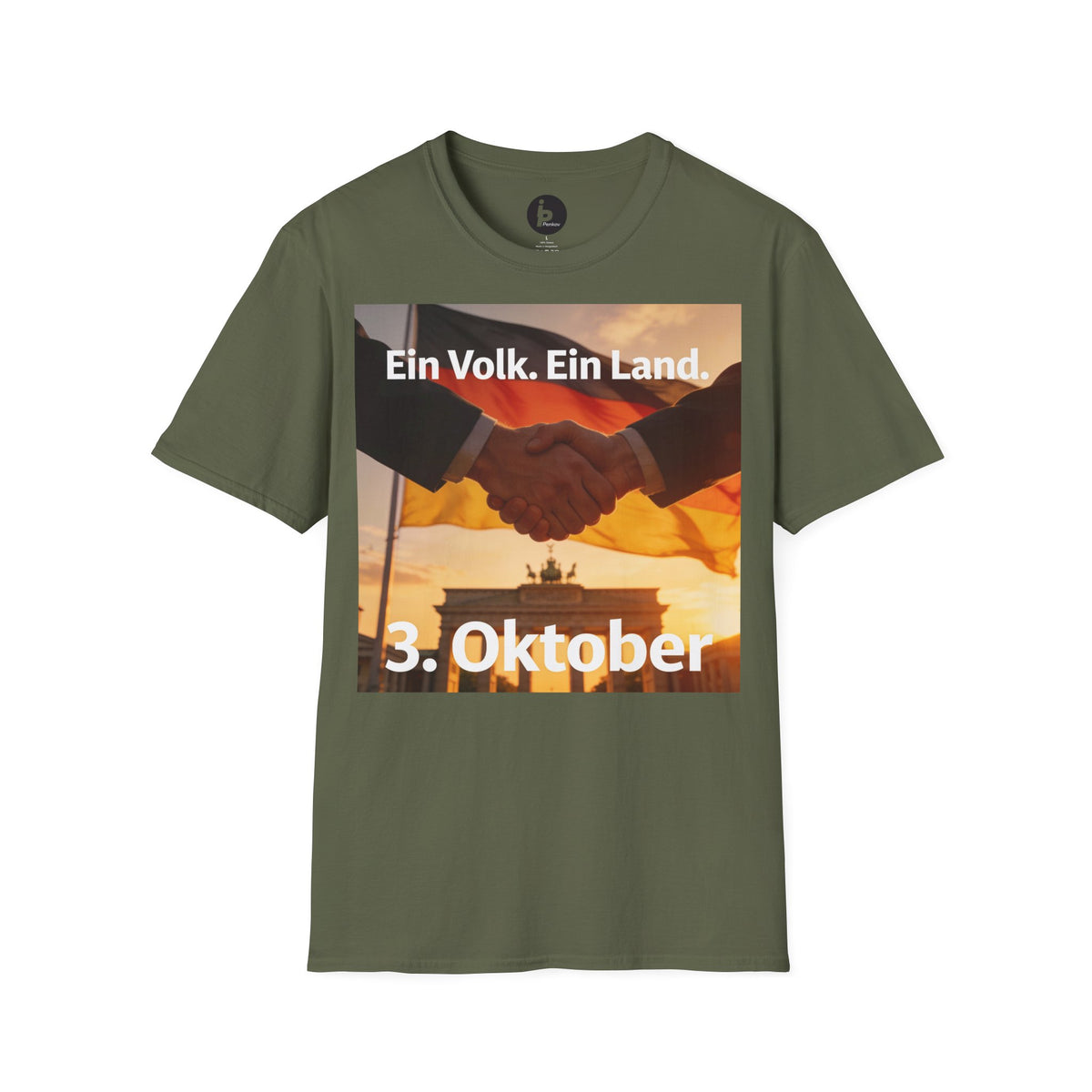 T-Shirt – „Ein Volk. Ein Land.“ 3. Oktober Gedenk-Shirt
