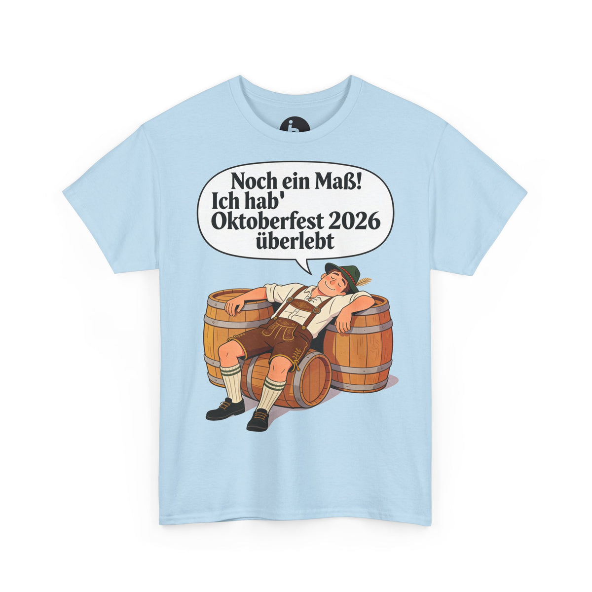 Oktoberfest 2026 T-Shirt – „Noch ein Maß! Ich hab' Oktoberfest 2026 überlebt“ Beer-Festival-Shirt