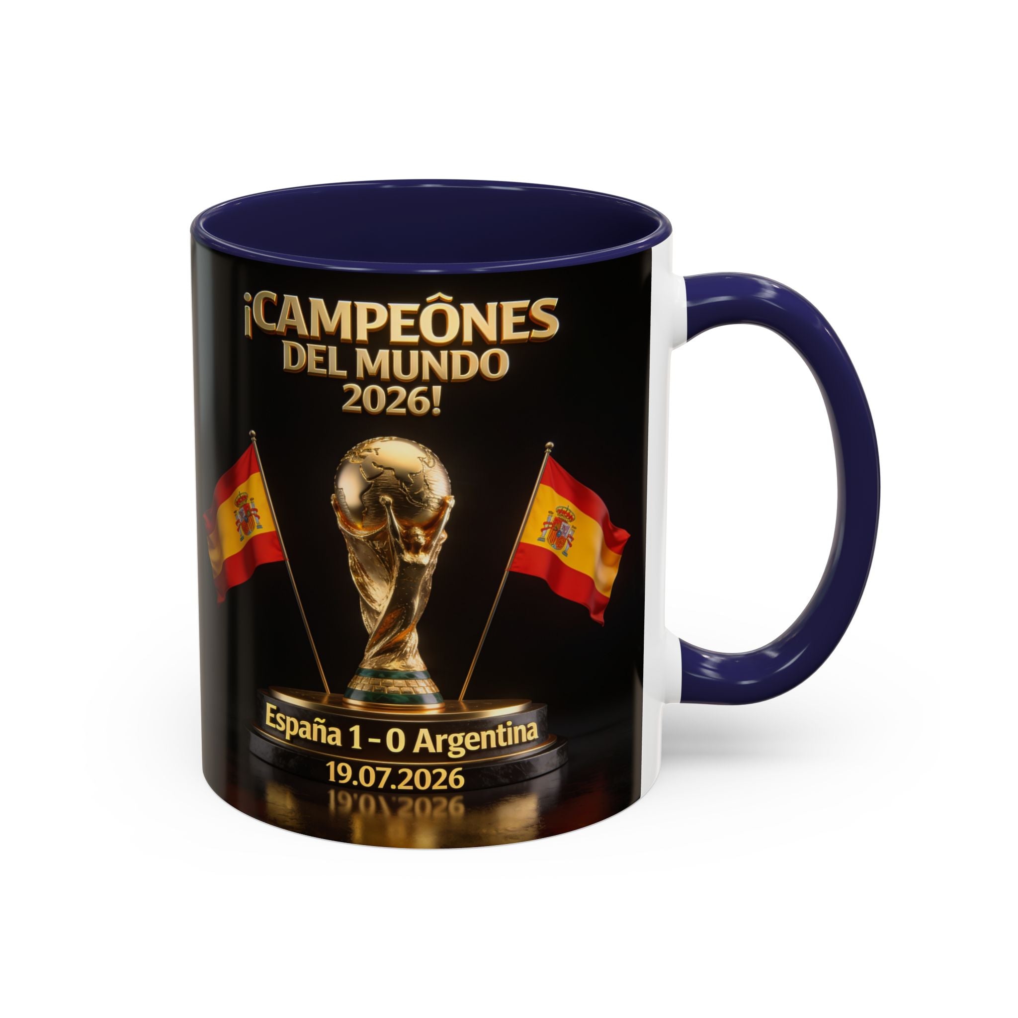 World Cup Champions 2026 Coffee Mug — ¡Campeones del Mundo! España 1-0 Argentina (11/15oz)