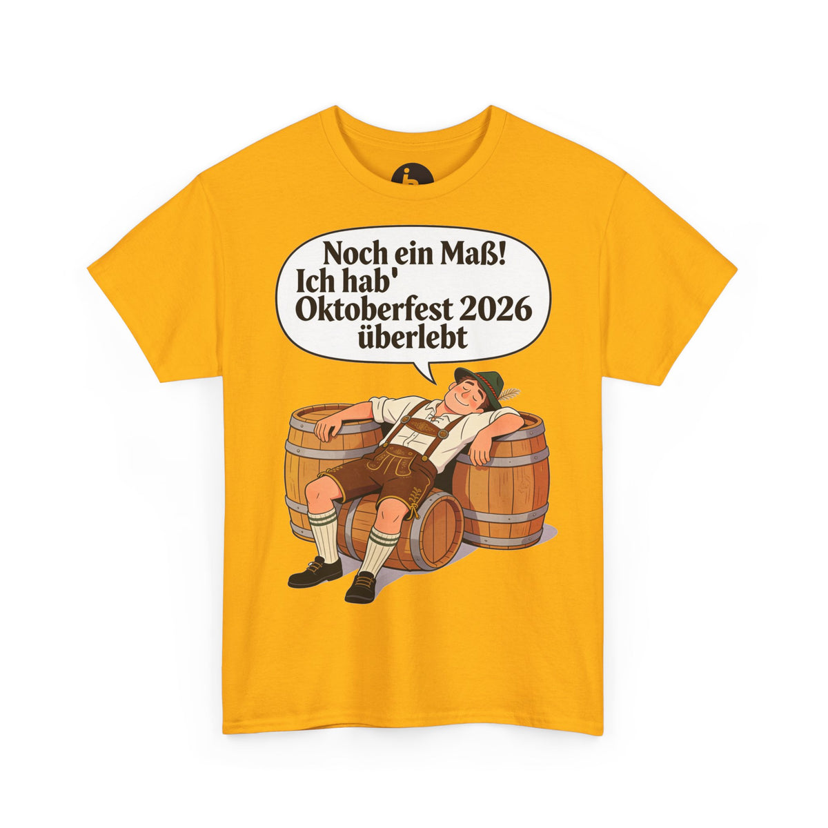 Oktoberfest 2026 T-Shirt – „Noch ein Maß! Ich hab' Oktoberfest 2026 überlebt“ Beer-Festival-Shirt