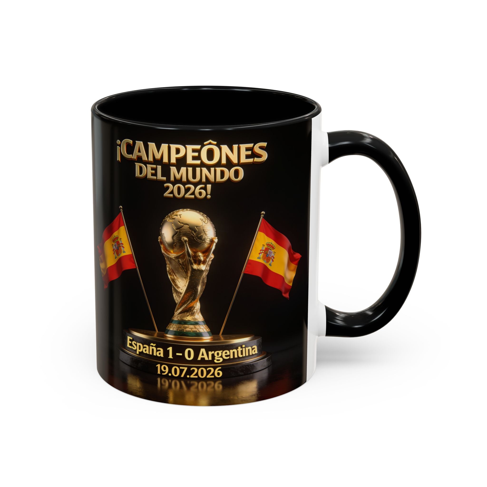 World Cup Champions 2026 Coffee Mug — ¡Campeones del Mundo! España 1-0 Argentina (11/15oz)