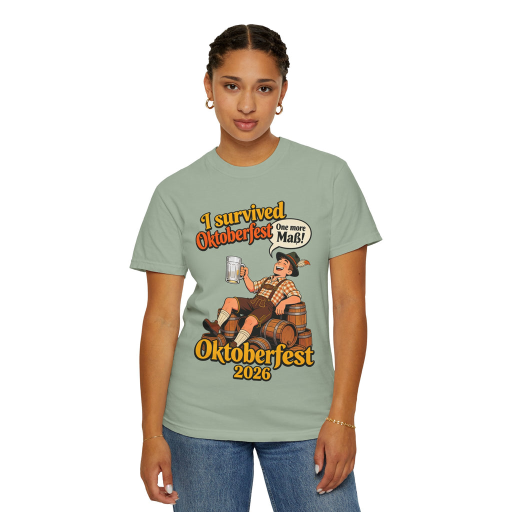 Oktoberfest 2026 T-Shirt – "I Survived Oktoberfest" Beer Festival Tee