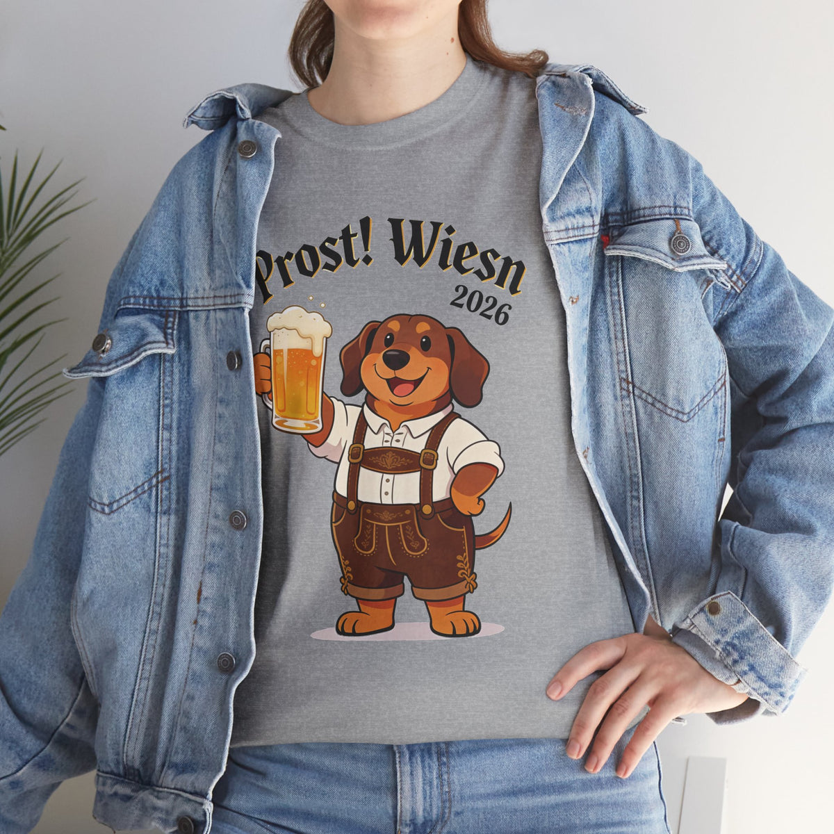 Oktoberfest Dackel T-Shirt – "Prost! Wiesn 2026"