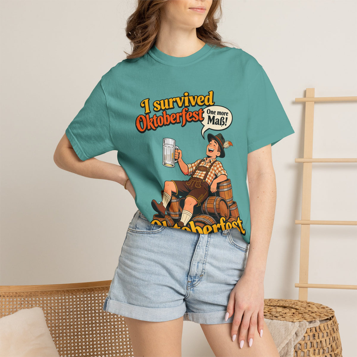 Oktoberfest 2026 T-Shirt – "I Survived Oktoberfest" Beer Festival Tee