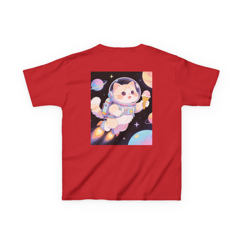 Kids Astronaut Cat Tee — Cute Space Puppy in Spacesuit Kids T-Shirt