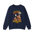 Oktoberfest 2026 Sweatshirt – "I Survived Oktoberfest" Vintage Beer Crewneck