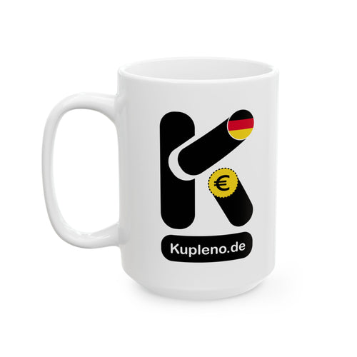 Coffee Mug - 'Kupleno.de' Design Ceramic Mug (11oz & 15oz)