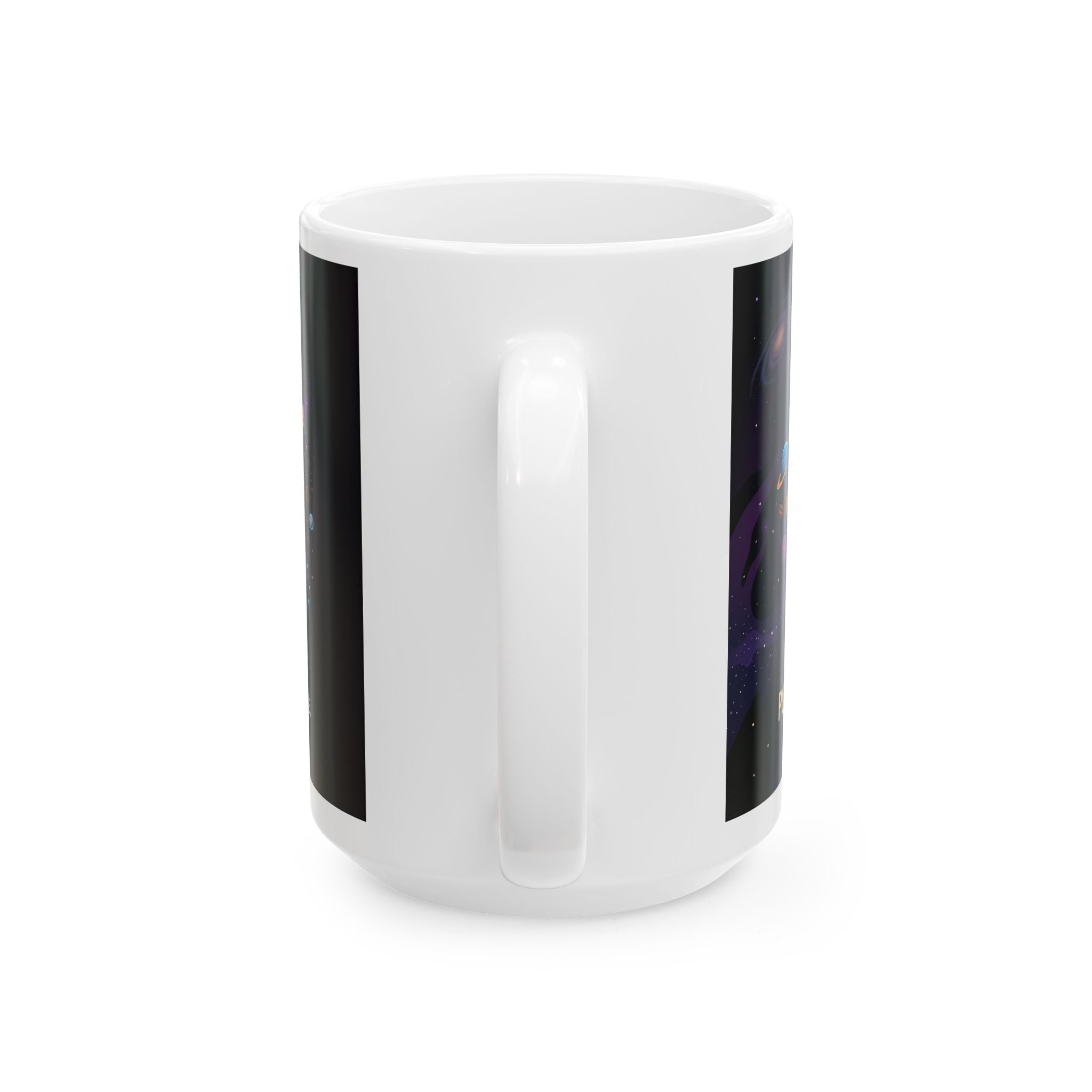Astronaut Coffee Mug — "Powered by Coffee" Space Ceramic Mug (11oz & 15oz)