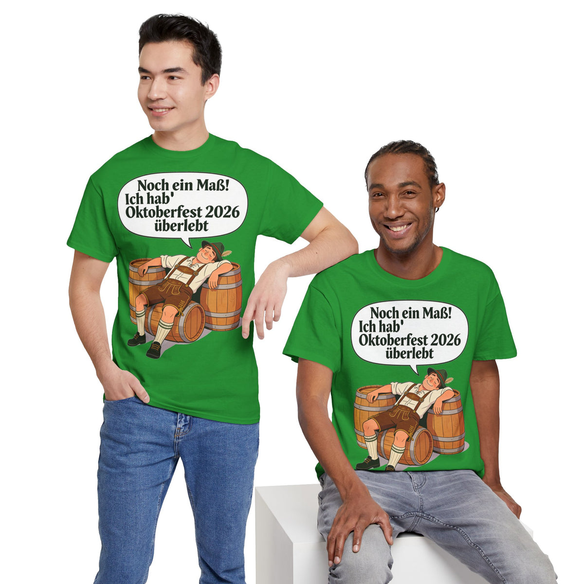 Oktoberfest 2026 T-Shirt – „Noch ein Maß! Ich hab' Oktoberfest 2026 überlebt“ Beer-Festival-Shirt