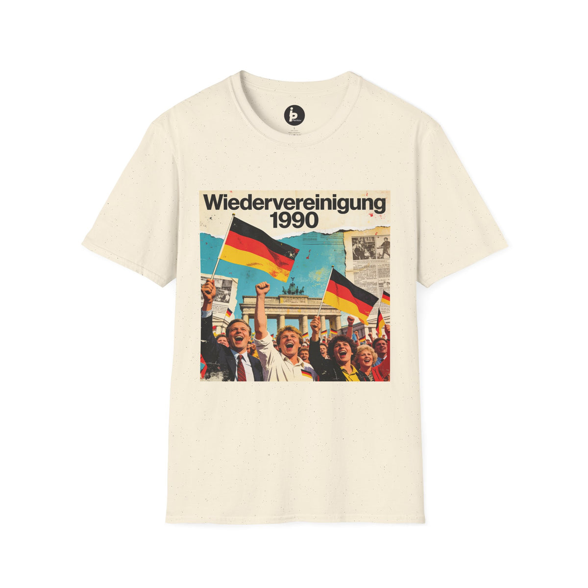 Wiedervereinigung 1990 - Deutsche Wiedervereinigung Retro Flagge T-Shirt