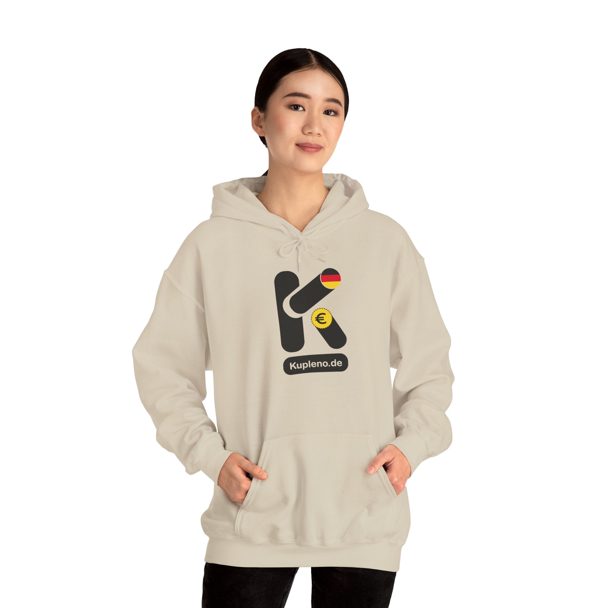 Kupleno.de Logo Hoodie — German Euro Market Logo Pullover