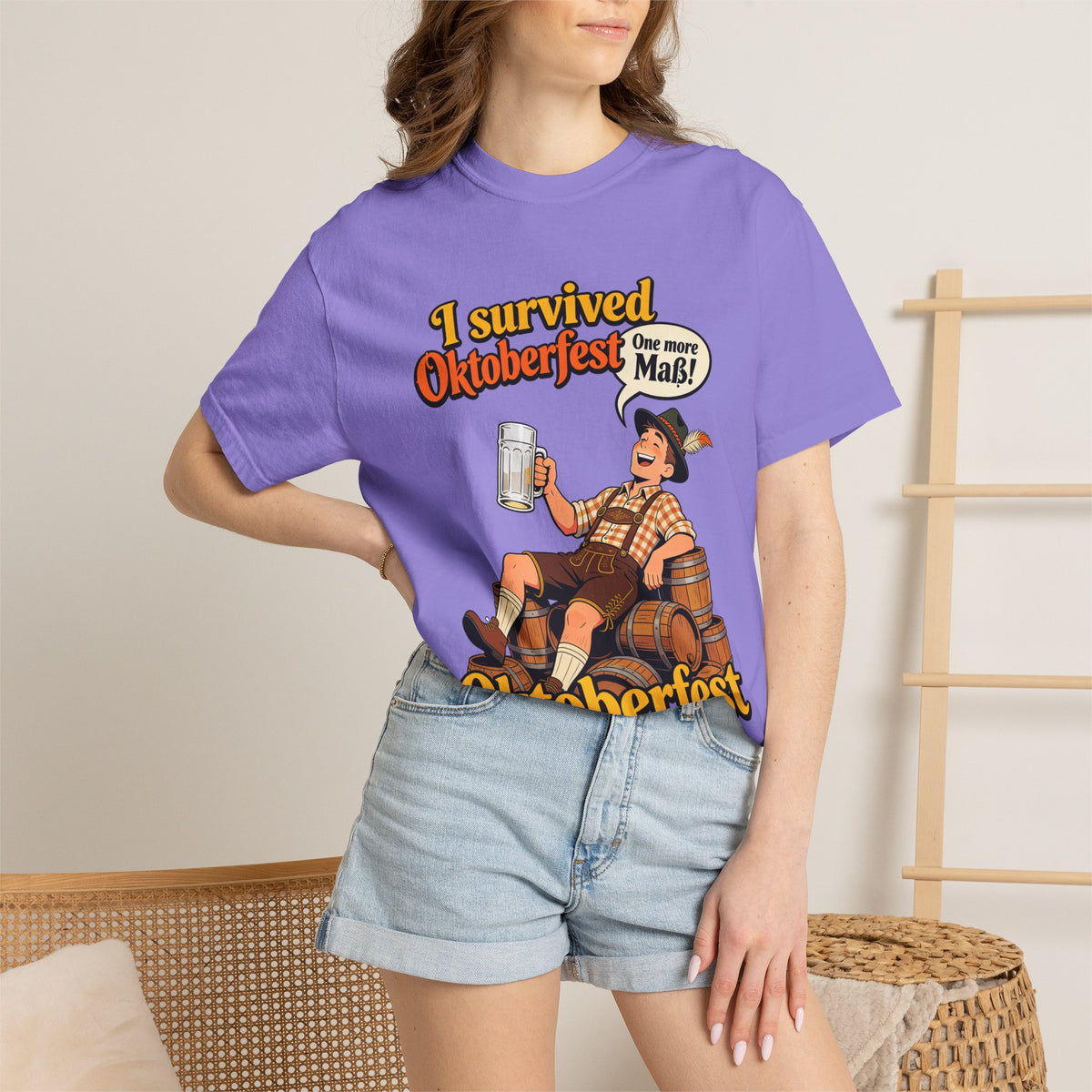 Oktoberfest 2026 T-Shirt – "I Survived Oktoberfest" Beer Festival Tee