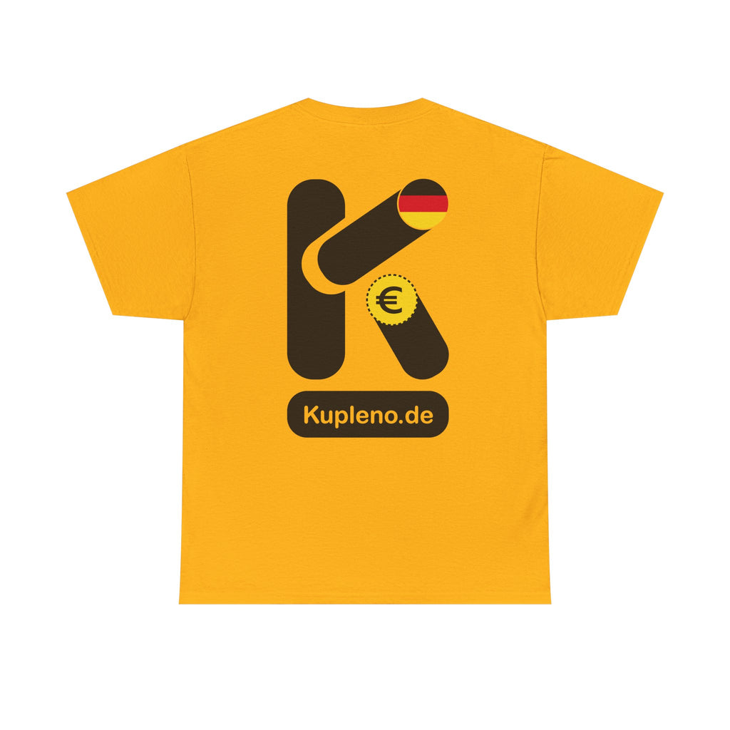 Kupleno.de Logo Tee — German Flag & Euro Emblem T-Shirt