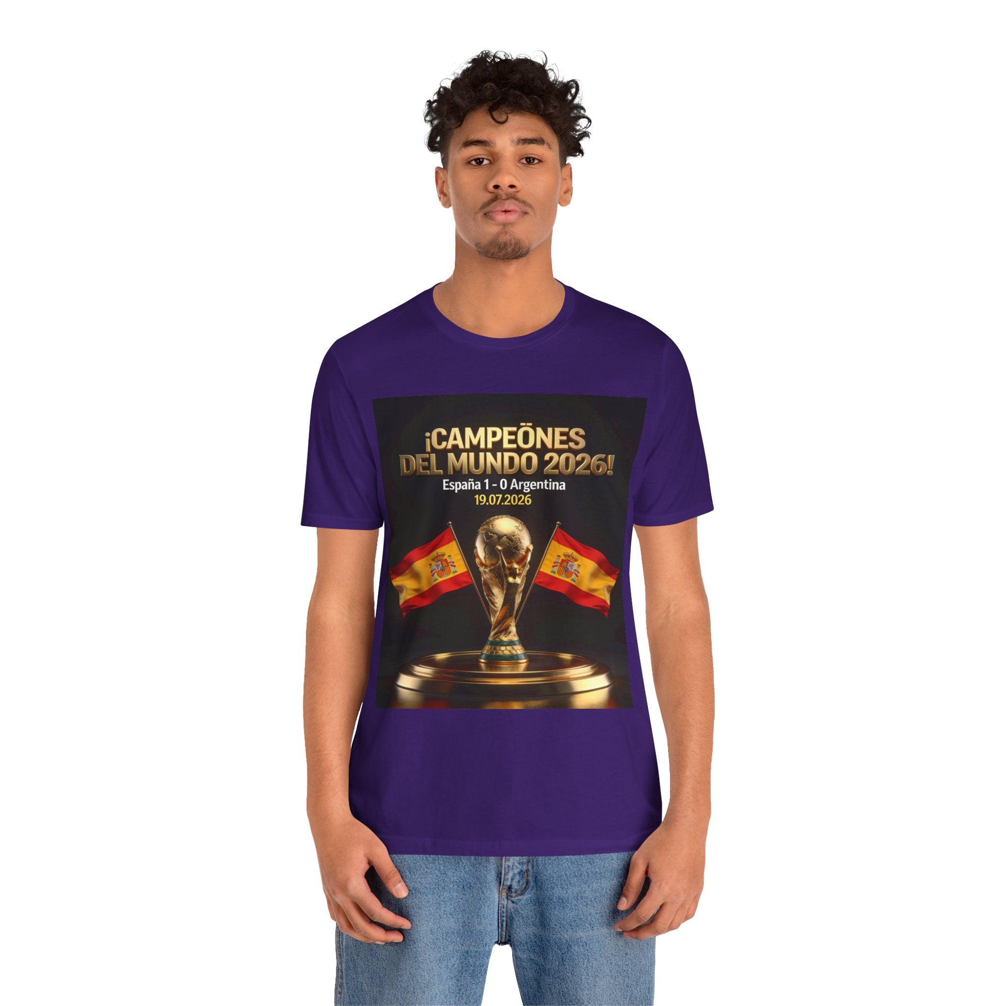 World Cup Champions 2026 Tee — ¡Campeones del Mundo 2026! España 1-0 Argentina (19.07.2026)