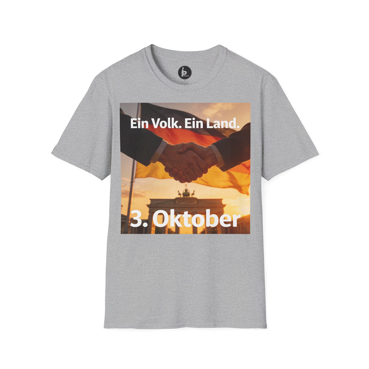 T-Shirt – „Ein Volk. Ein Land.“ 3. Oktober Gedenk-Shirt