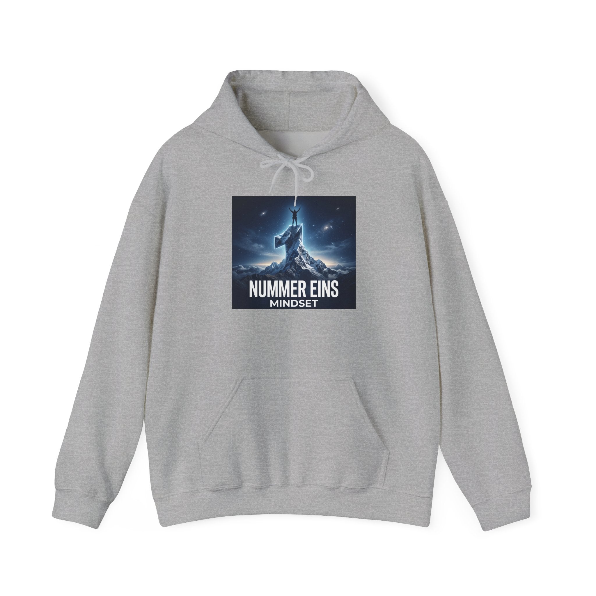 Hoodie - "Nummer Eins Mindset" Motivational Graphic Hoodie