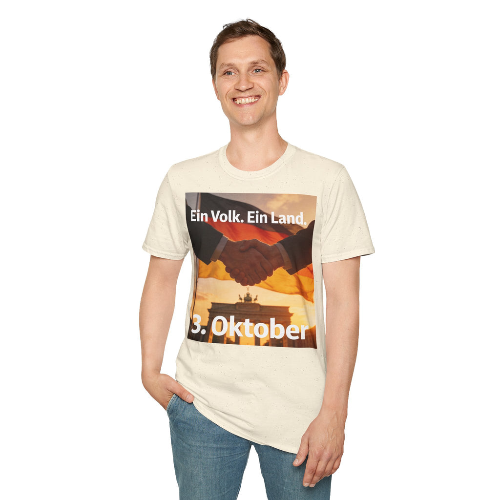 T-Shirt – „Ein Volk. Ein Land.“ 3. Oktober Gedenk-Shirt