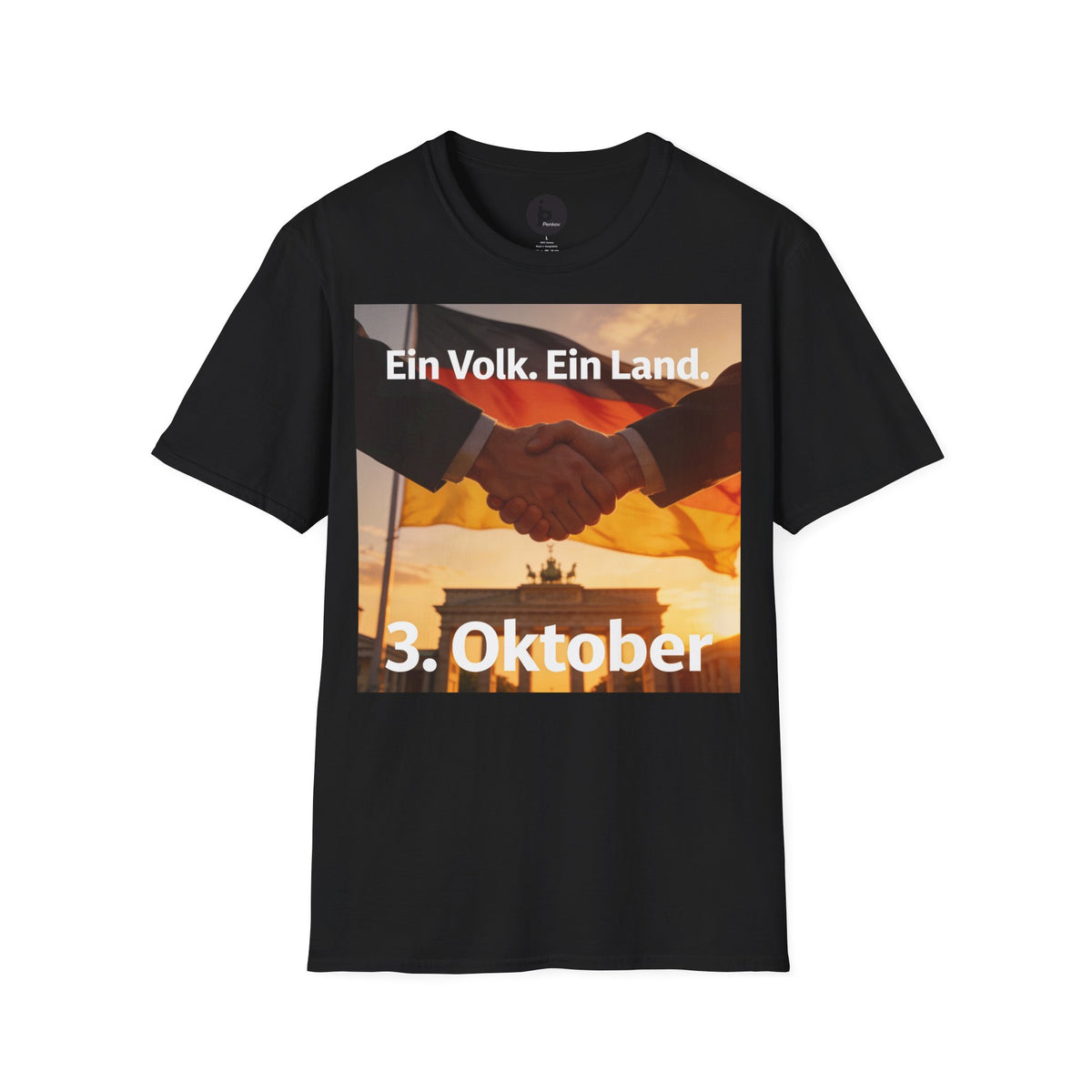 T-Shirt – „Ein Volk. Ein Land.“ 3. Oktober Gedenk-Shirt