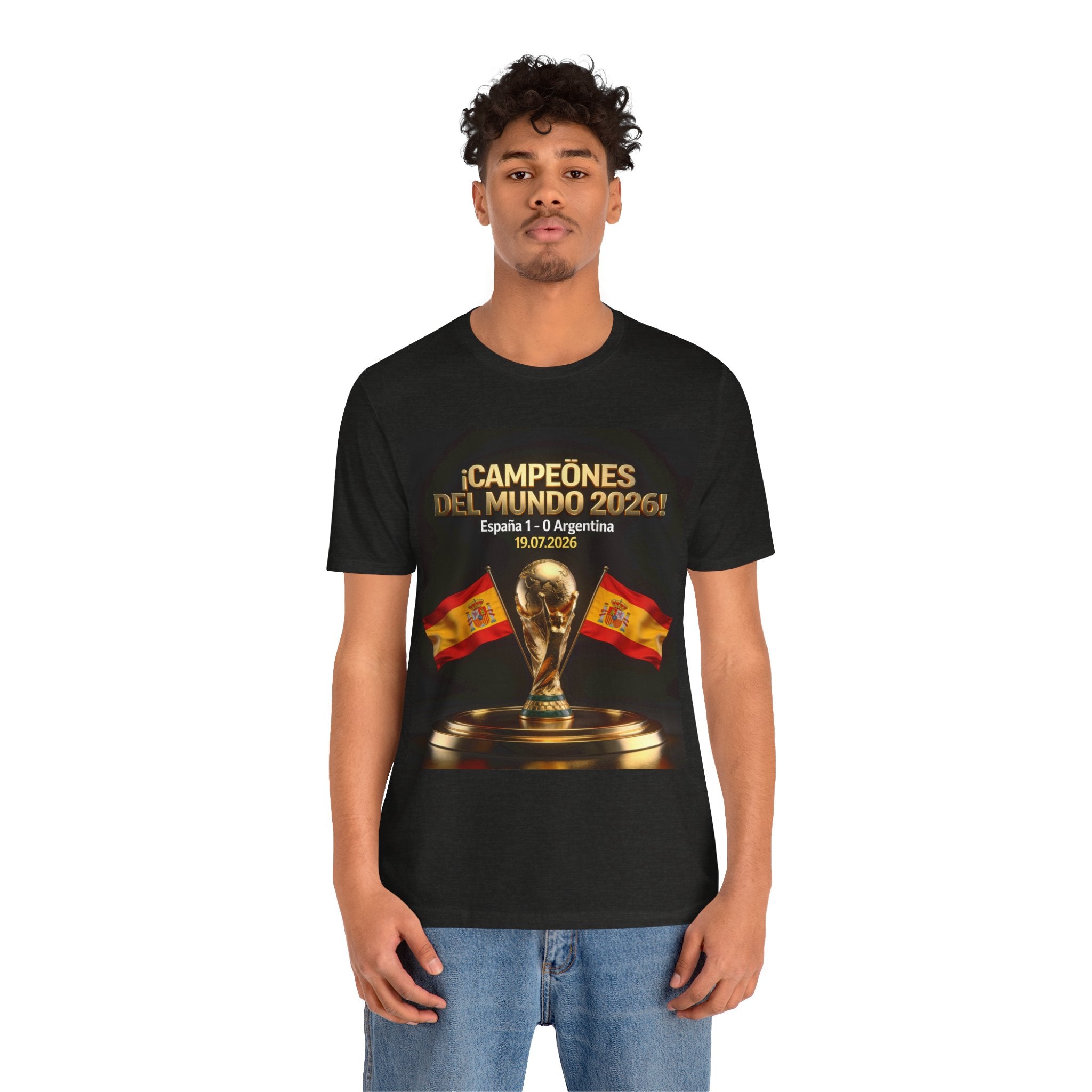 World Cup Champions 2026 Tee — ¡Campeones del Mundo 2026! España 1-0 Argentina (19.07.2026)