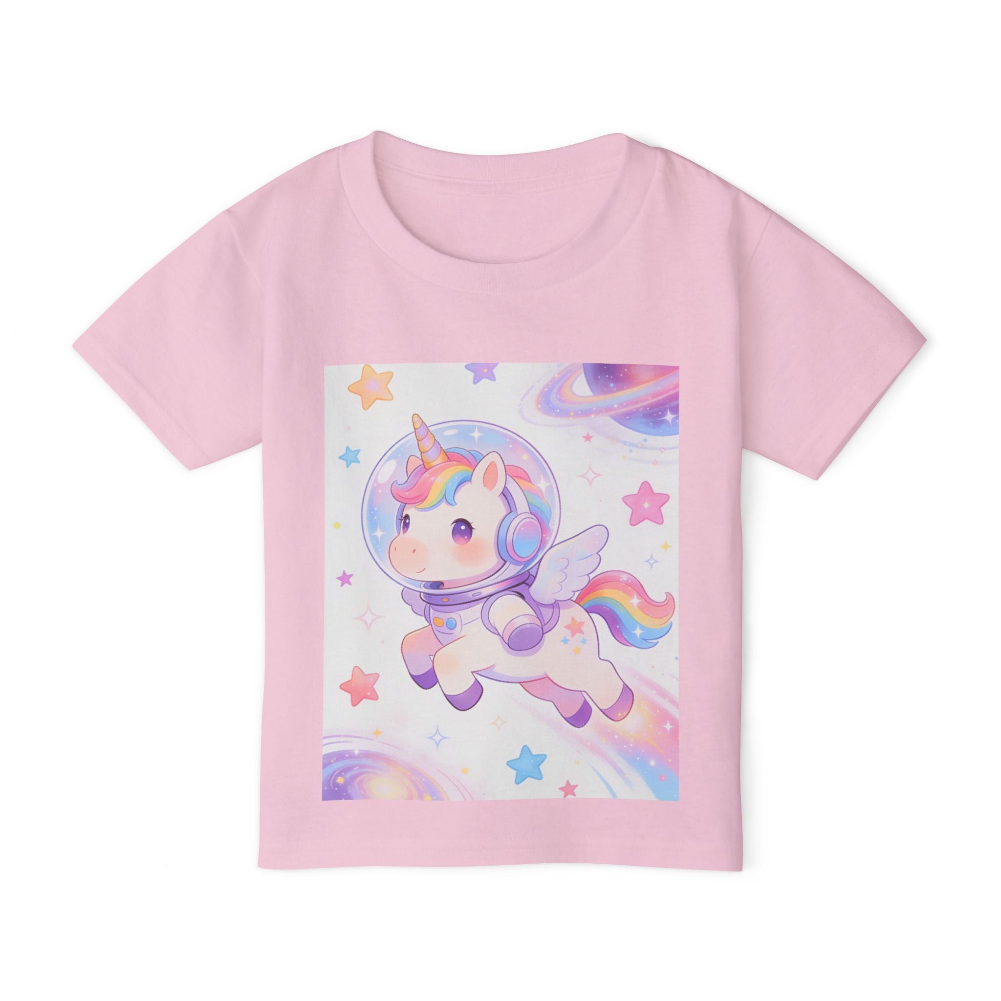 Toddler T-Shirt — Space Unicorn Astronaut Cute Pastel Tee