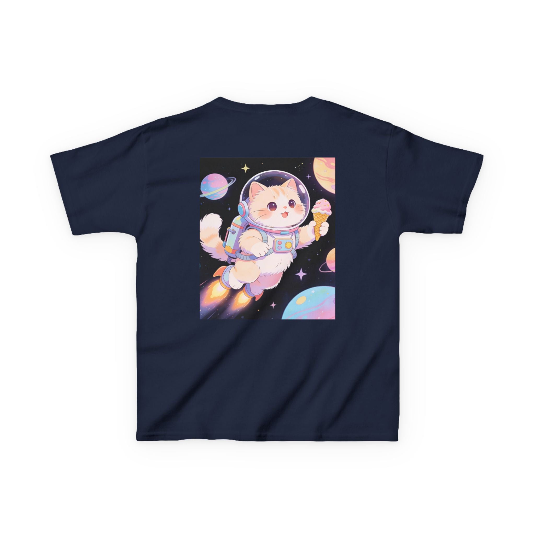 Kids Astronaut Cat Tee — Cute Space Puppy in Spacesuit Kids T-Shirt