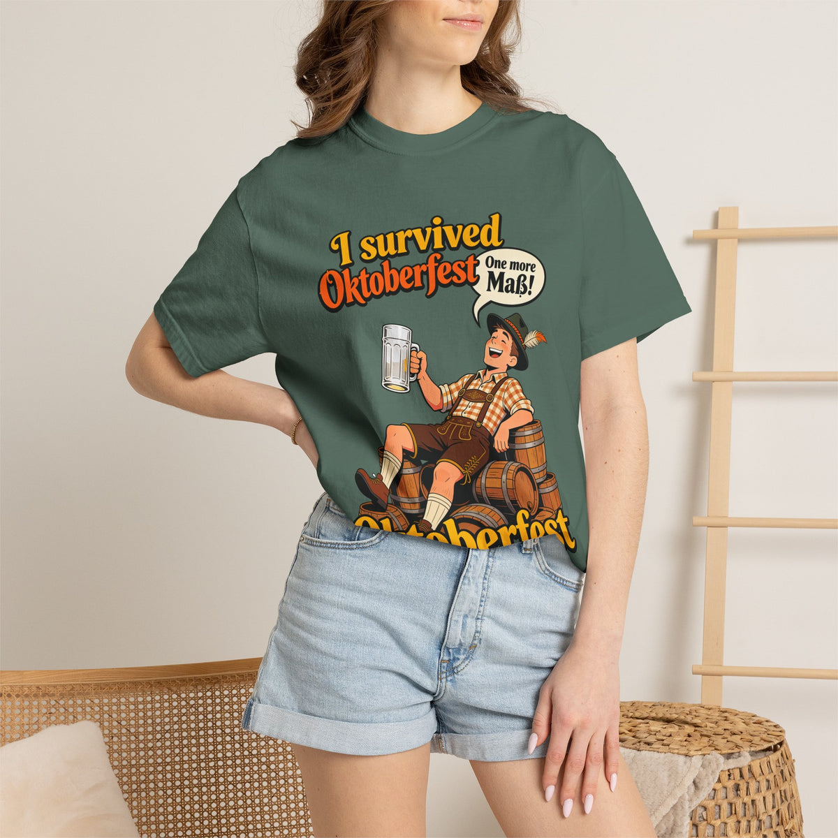 Oktoberfest 2026 T-Shirt – "I Survived Oktoberfest" Beer Festival Tee