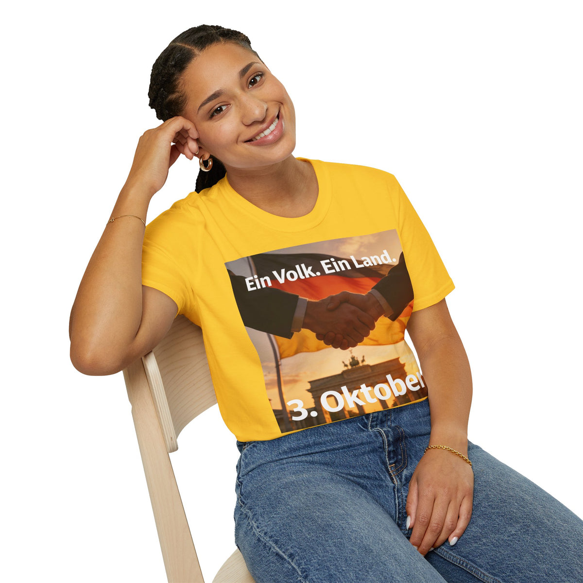 T-Shirt – „Ein Volk. Ein Land.“ 3. Oktober Gedenk-Shirt