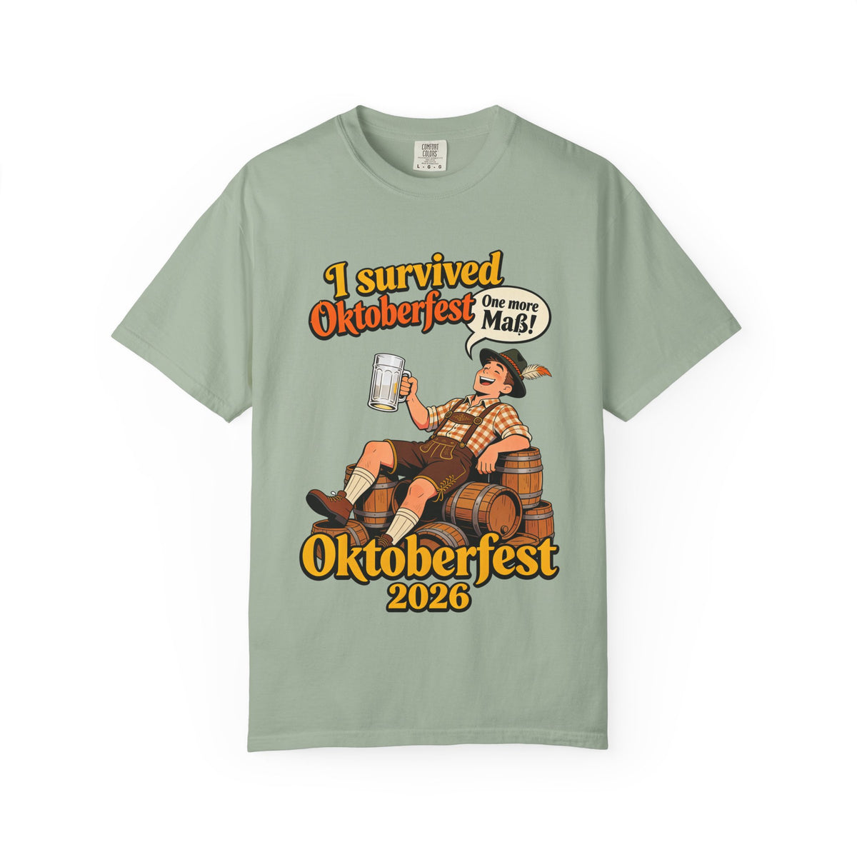 Oktoberfest 2026 T-Shirt – "I Survived Oktoberfest" Beer Festival Tee