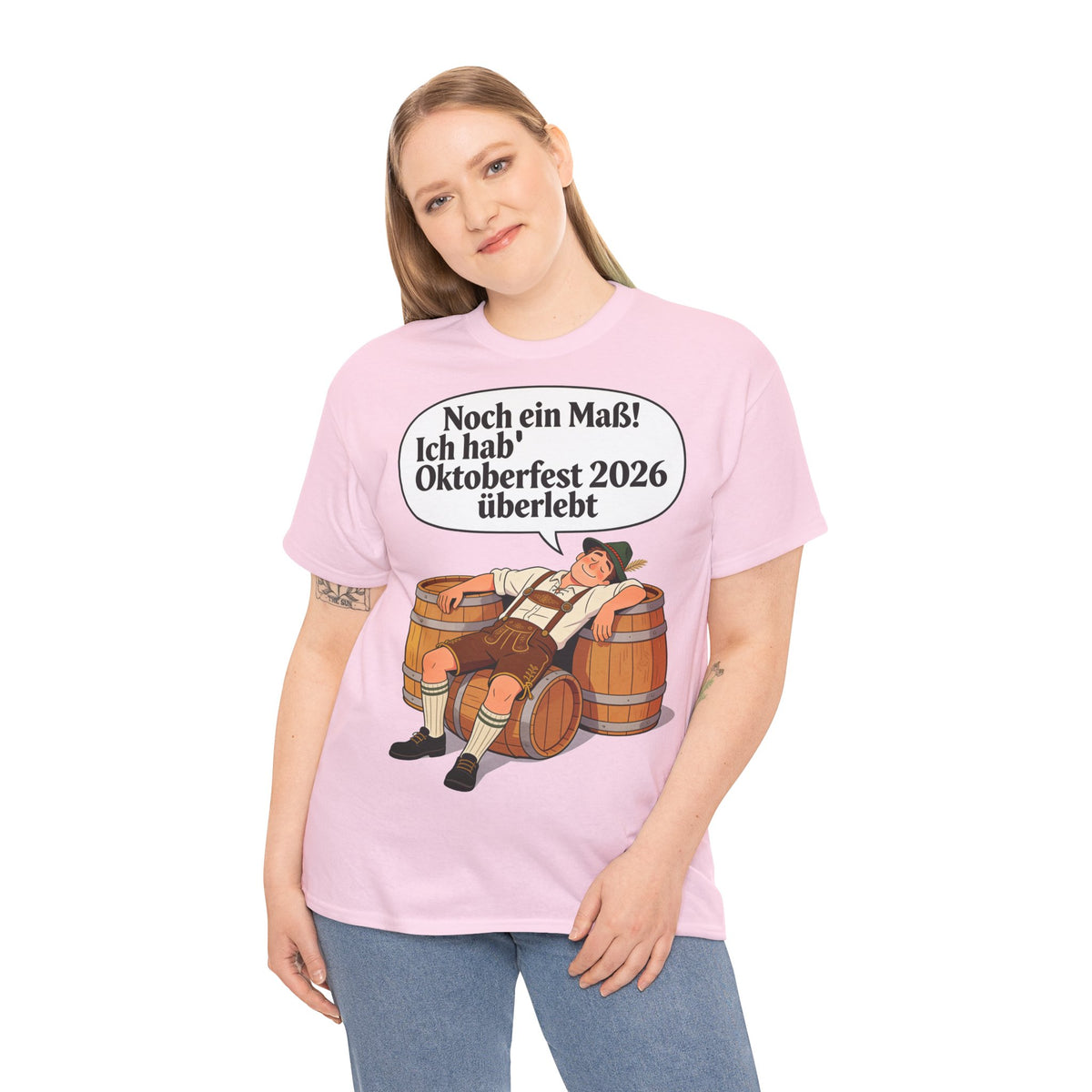 Oktoberfest 2026 T-Shirt – „Noch ein Maß! Ich hab' Oktoberfest 2026 überlebt“ Beer-Festival-Shirt