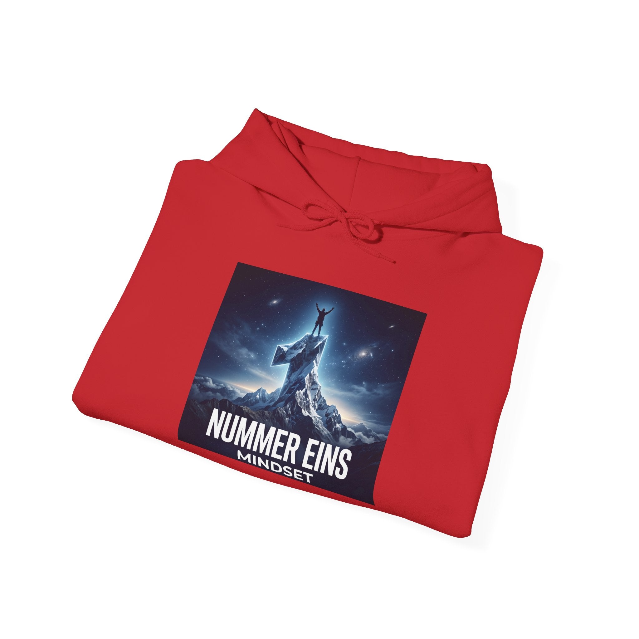 Hoodie - "Nummer Eins Mindset" Motivational Graphic Hoodie