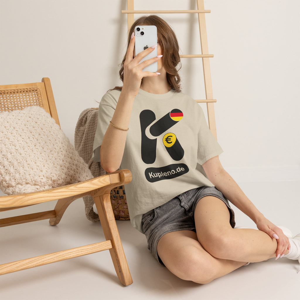 Kupleno.de Logo Tee — German Flag & Euro Emblem T-Shirt