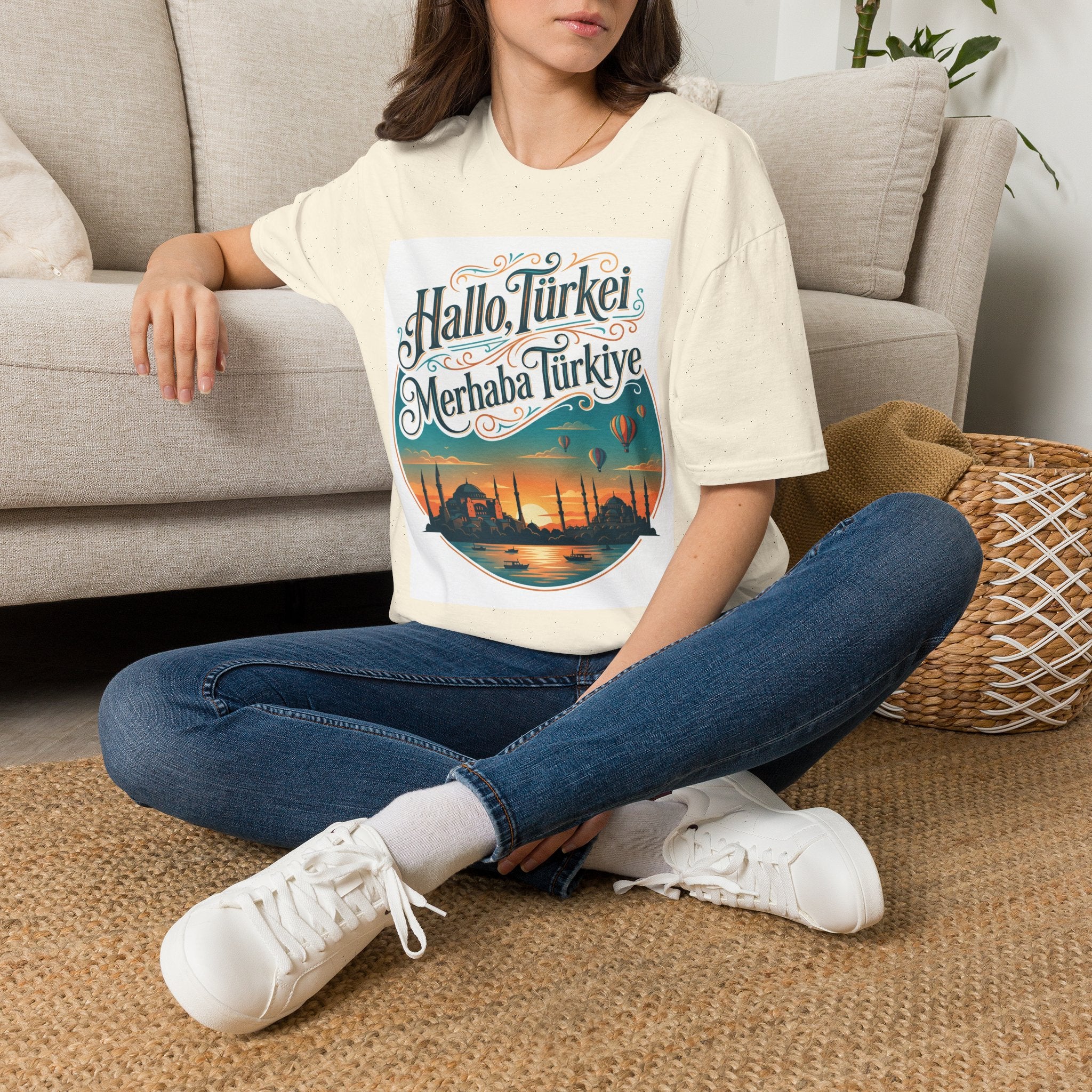 Hallo Türkei / Merhaba Türkiye T-Shirt — Turkish Travel Souvenir Tee