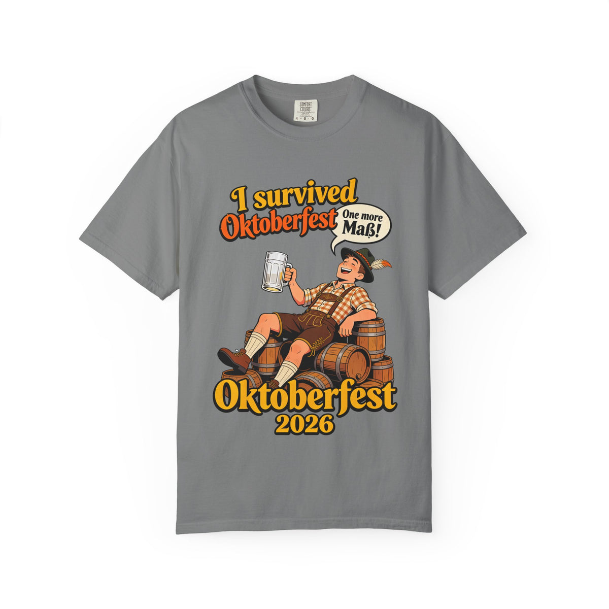 Oktoberfest 2026 T-Shirt – "I Survived Oktoberfest" Beer Festival Tee