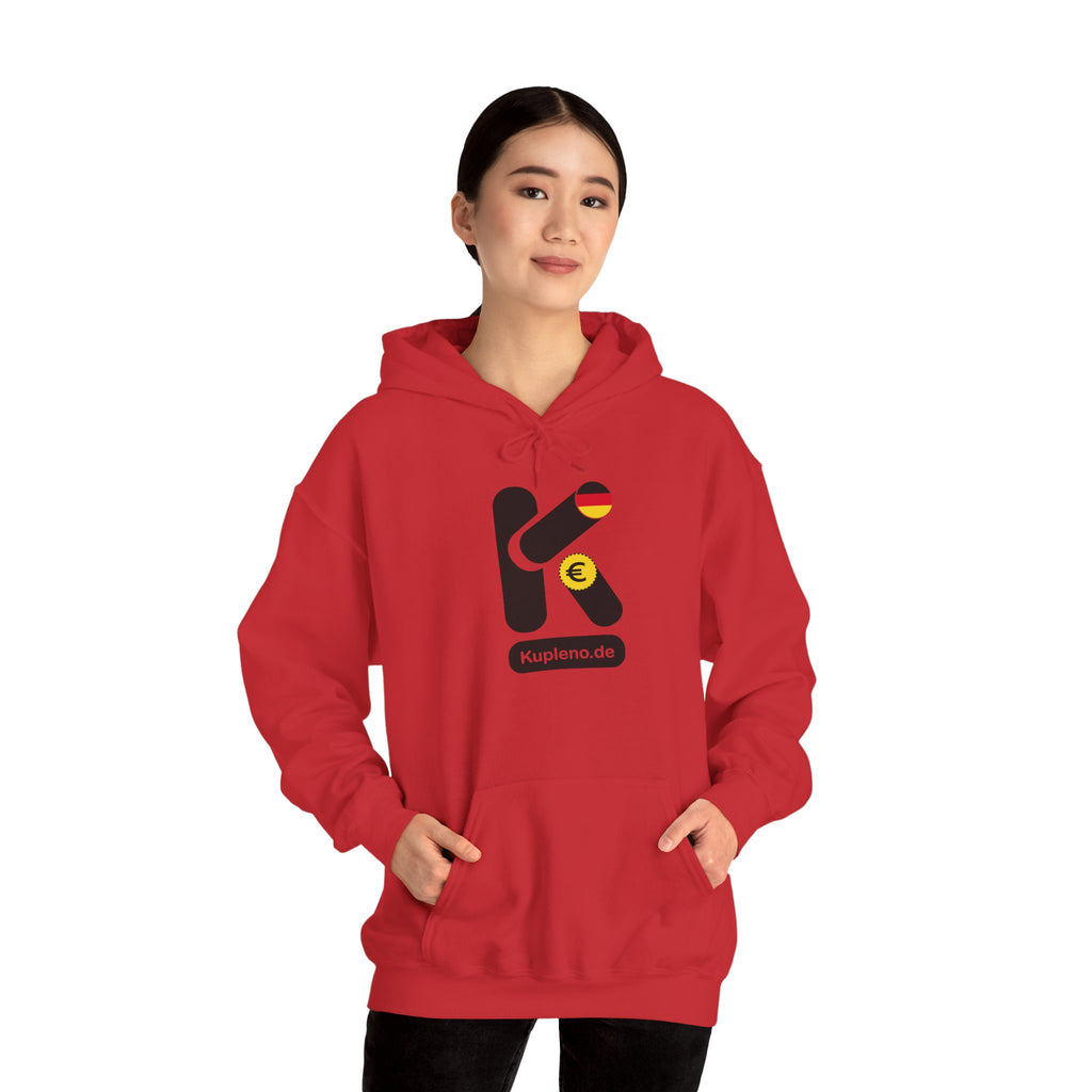 Kupleno.de Logo Hoodie — German Euro Market Logo Pullover
