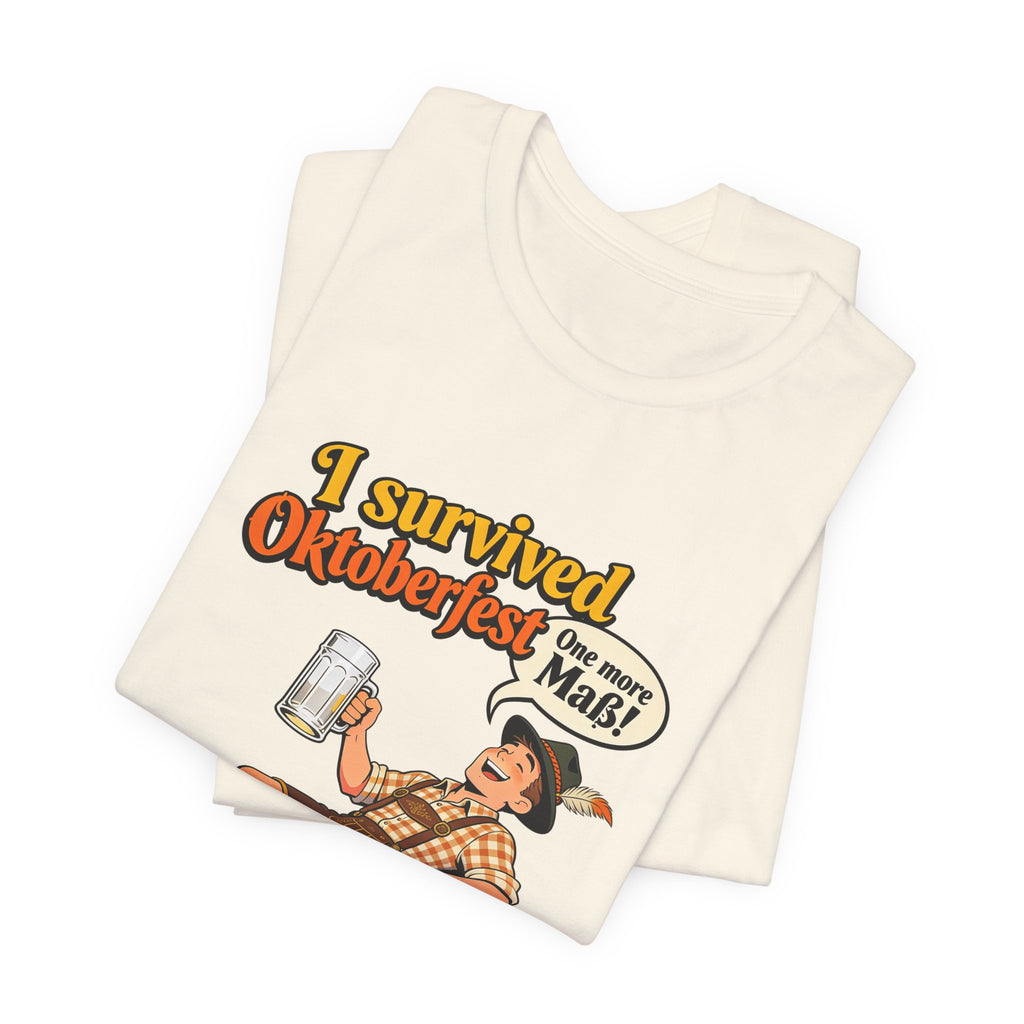 Oktoberfest 2026 T-Shirt — "I Survived Oktoberfest" Beer Festival Tee