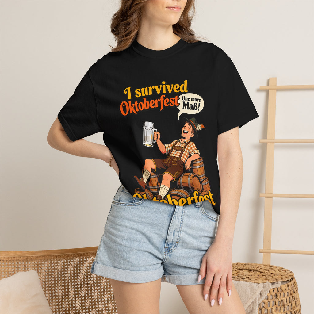 Oktoberfest 2026 T-Shirt – "I Survived Oktoberfest" Beer Festival Tee