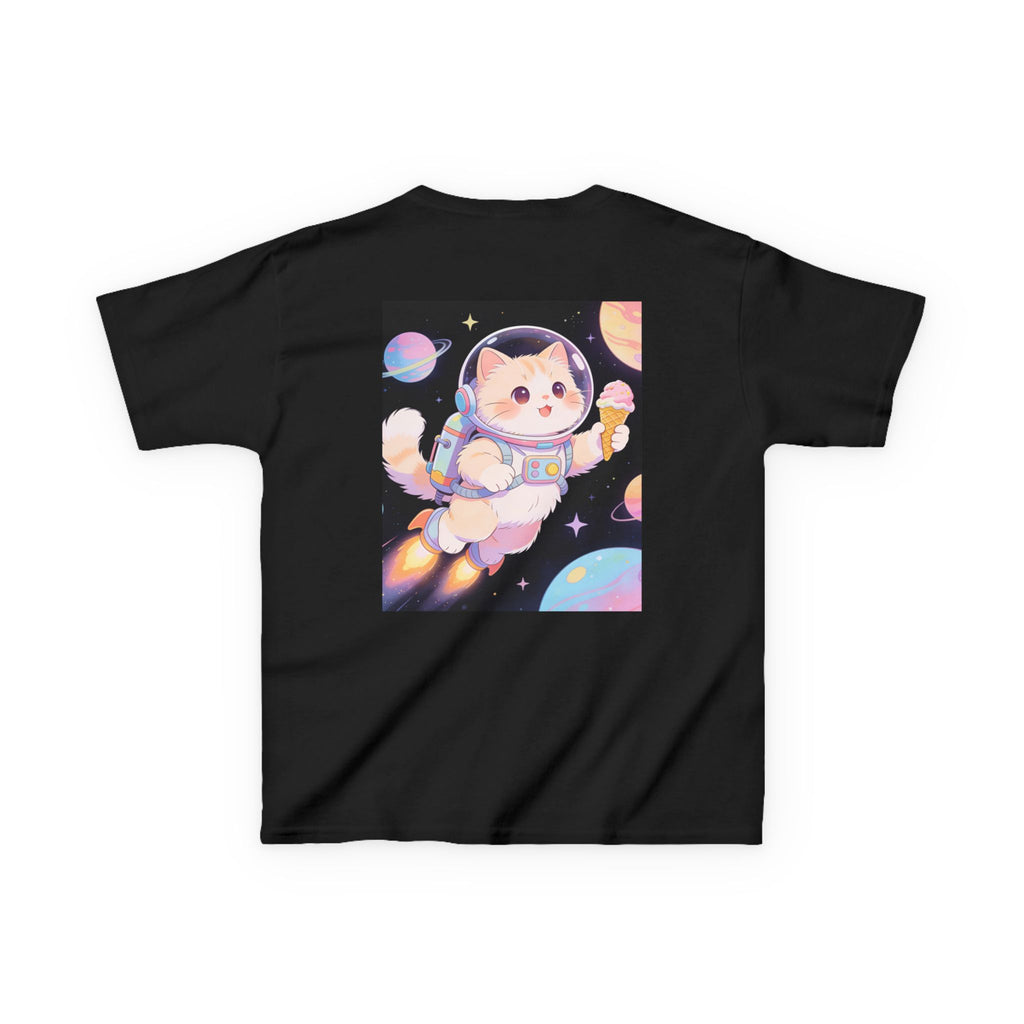 Kids Astronaut Cat Tee — Cute Space Puppy in Spacesuit Kids T-Shirt