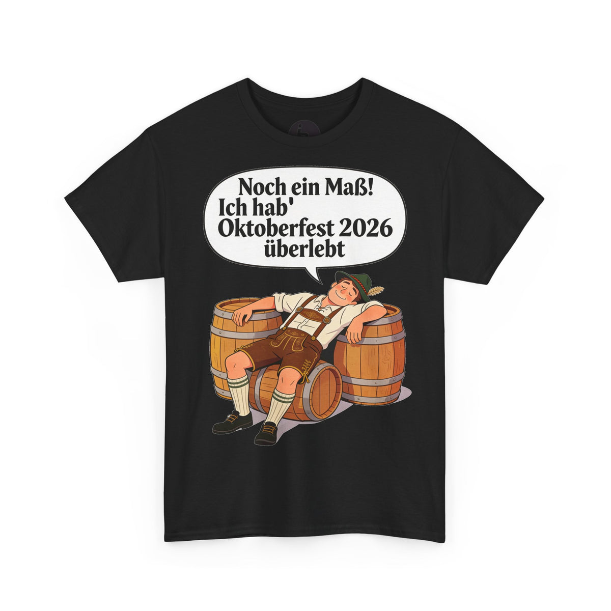 Oktoberfest 2026 T-Shirt – „Noch ein Maß! Ich hab' Oktoberfest 2026 überlebt“ Beer-Festival-Shirt