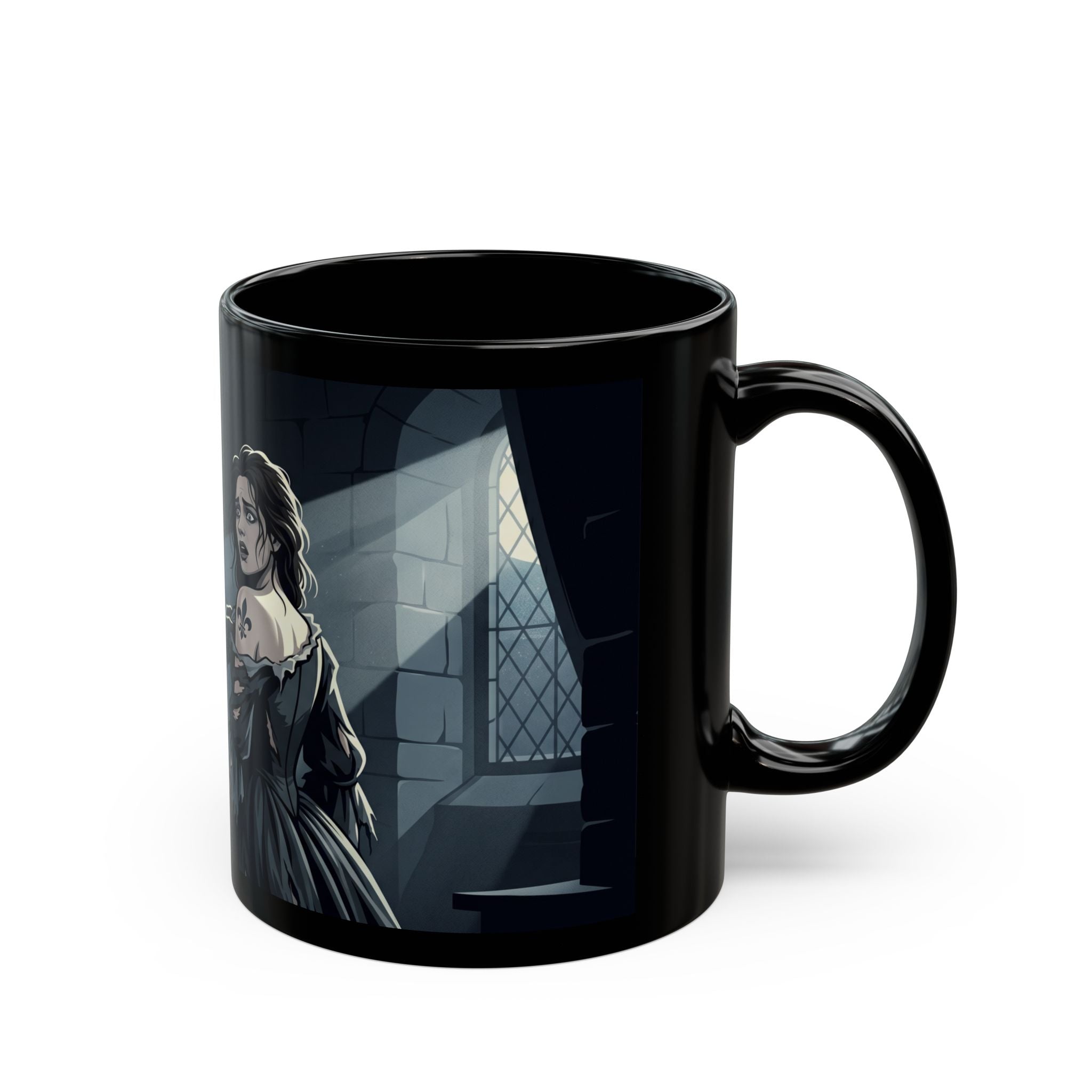 Gothic Musketeer Encounter Mug — Dark Romantic 11oz/15oz Coffee Cup