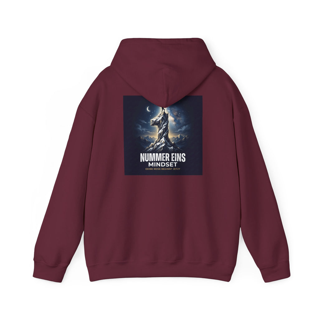Hoodie - "Nummer Eins Mindset" Motivational Graphic Hoodie