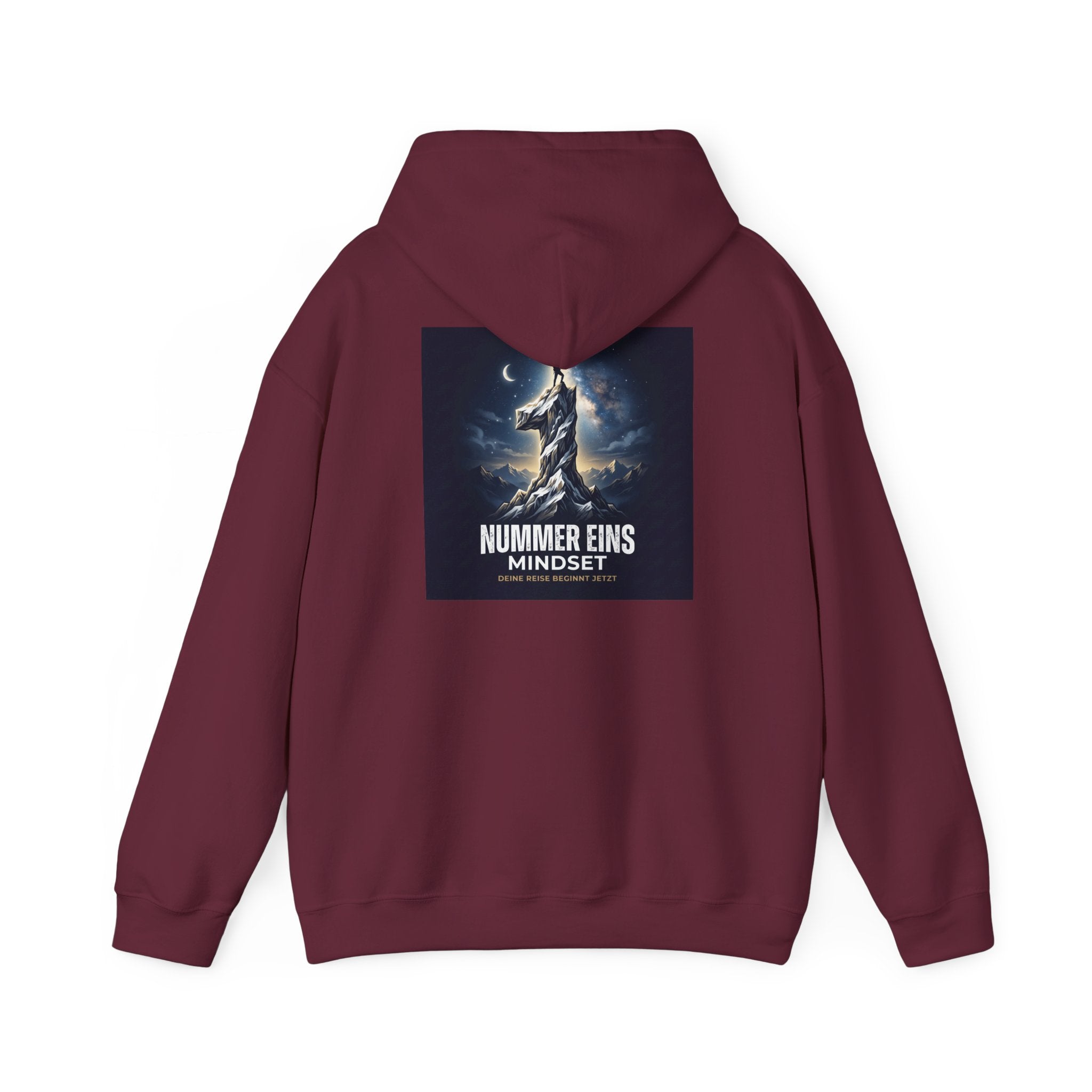 Hoodie - "Nummer Eins Mindset" Motivational Graphic Hoodie