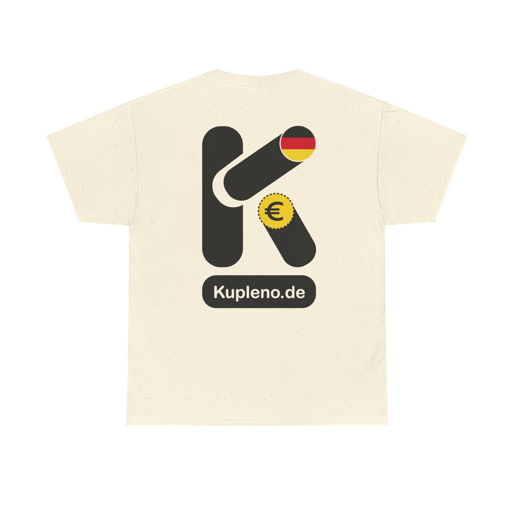 Kupleno.de Logo Tee — German Flag & Euro Emblem T-Shirt